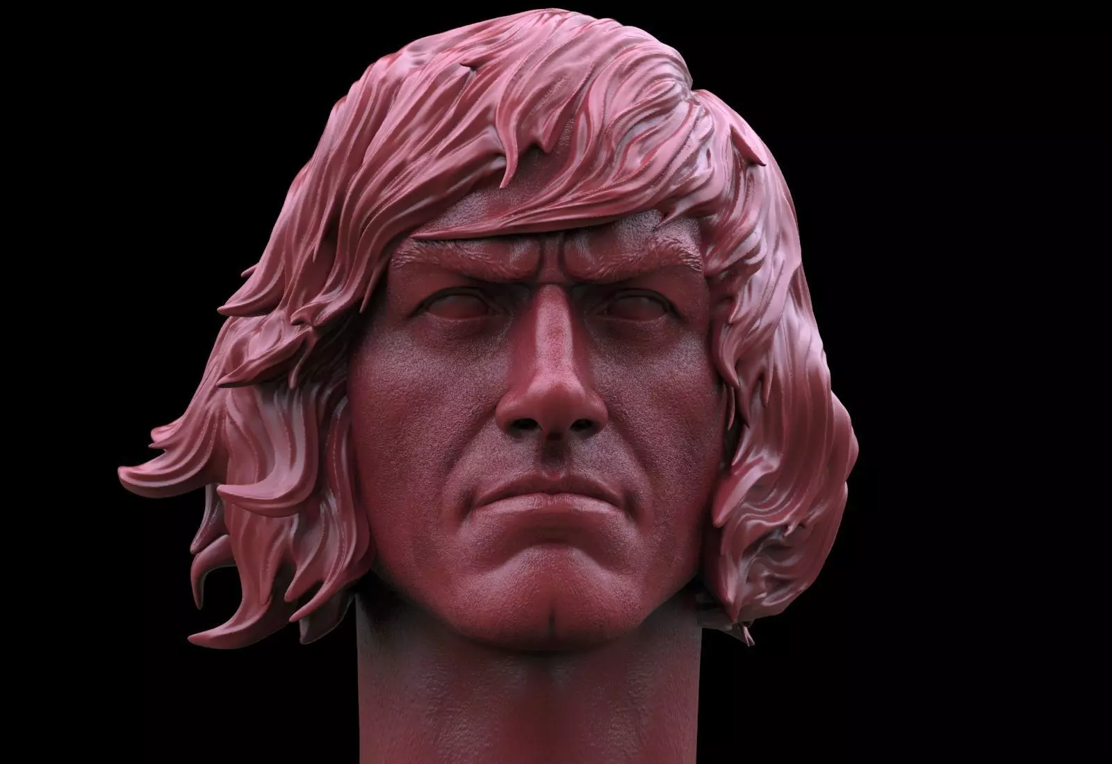 HE-MAN Head 3D print model_0