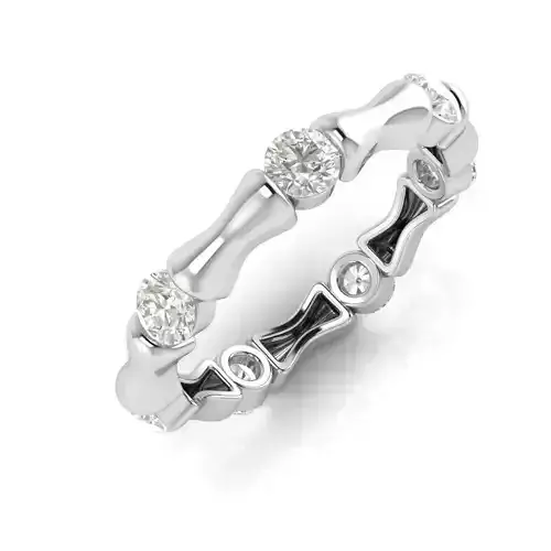 3DM Format rose gold eternity wedding ring 3DM jewelry design