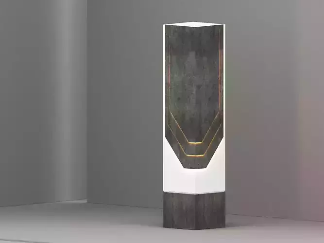 column modern 3D model