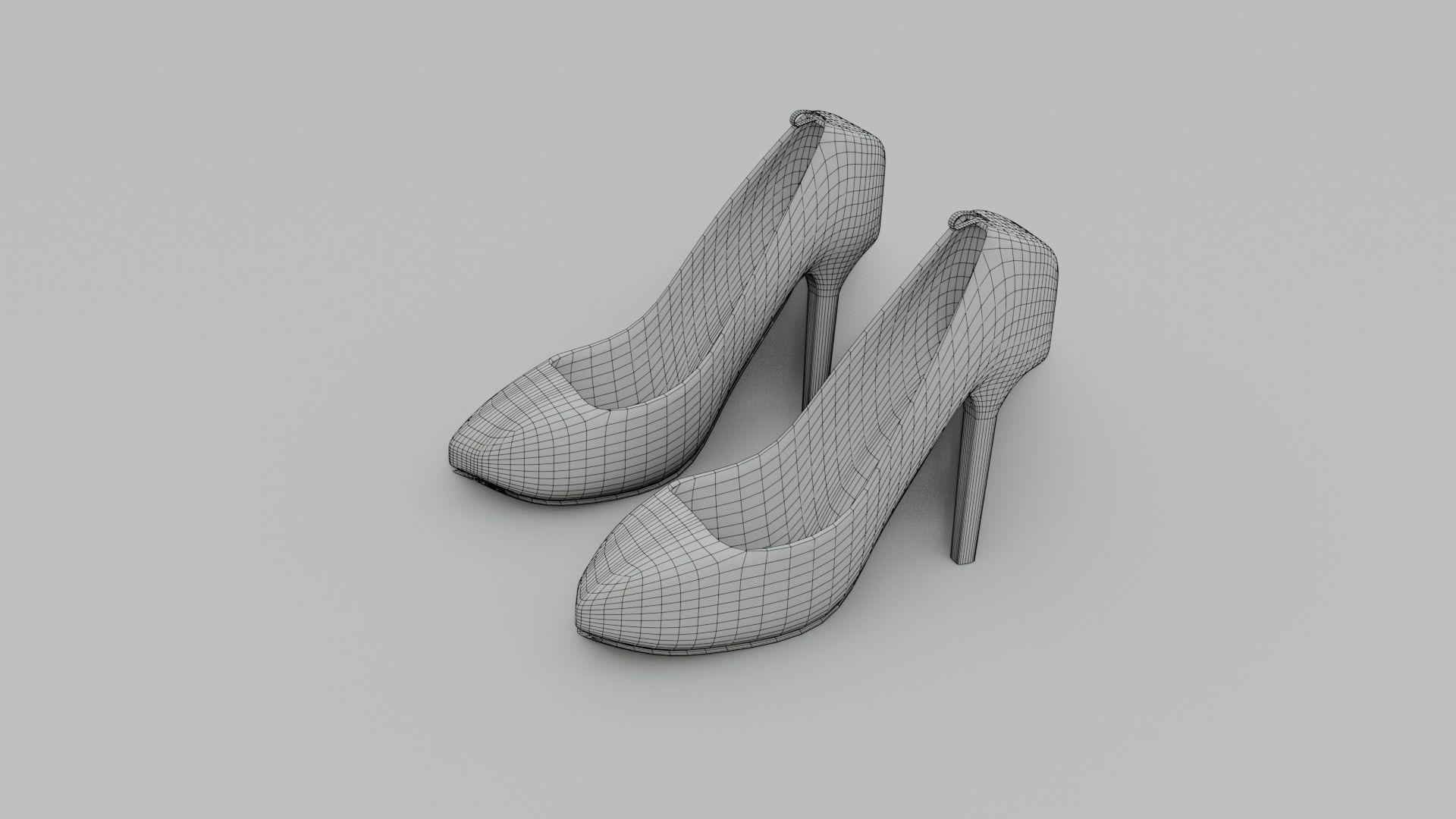 High Heels - Low Poly - PBR Low-poly 3D model_20
