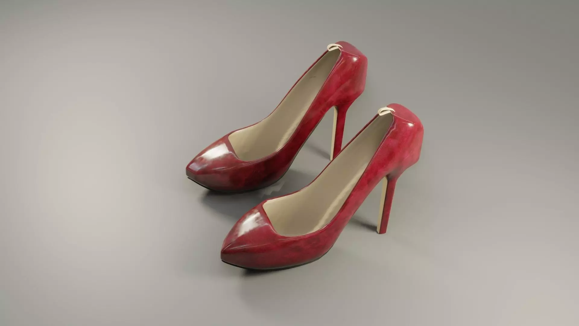 High Heels - Low Poly - PBR Low-poly 3D model_0
