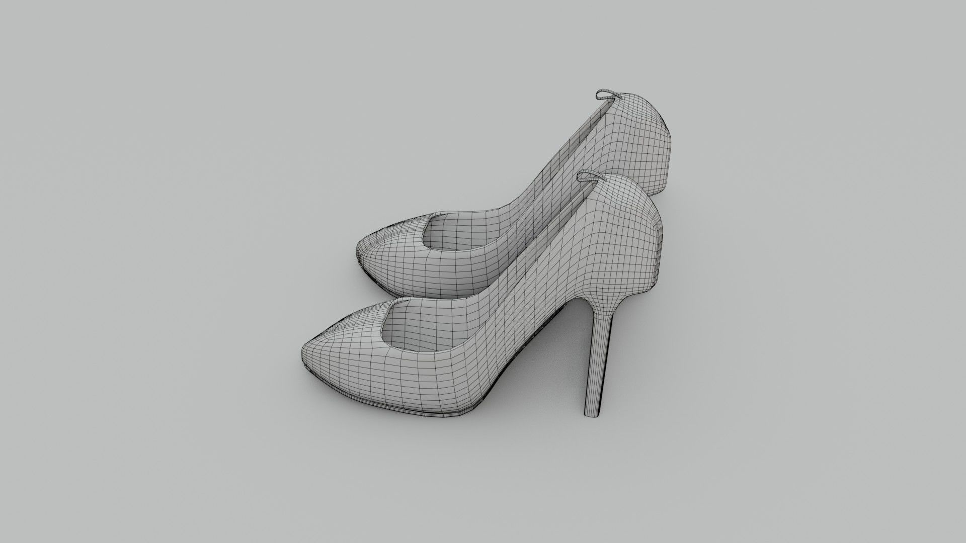 High Heels - Low Poly - PBR Low-poly 3D model_21