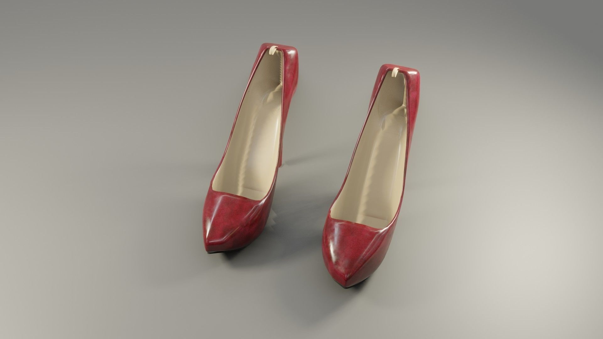 High Heels - Low Poly - PBR Low-poly 3D model_8