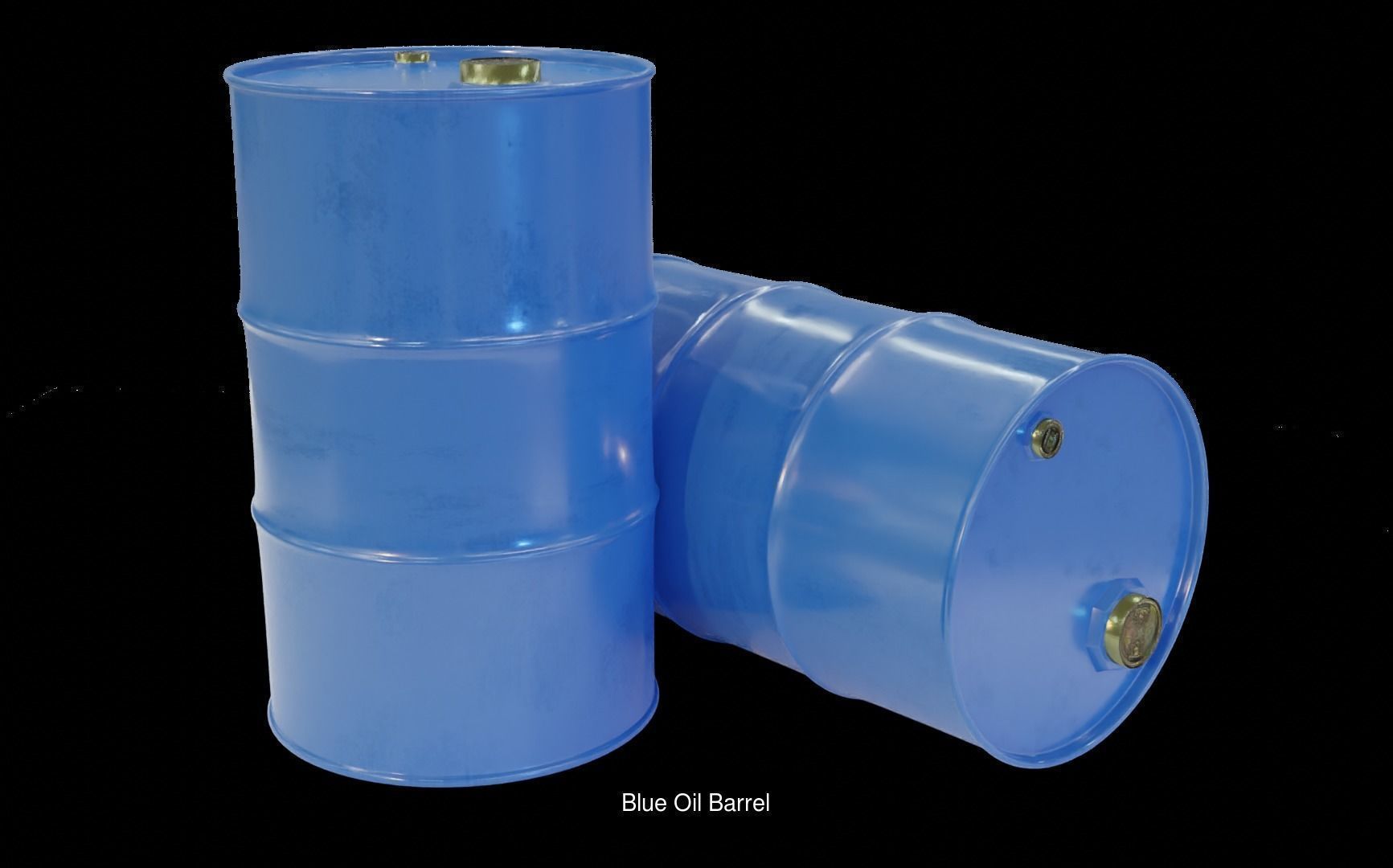 3 Barrel Pack 3D Model Collection_4