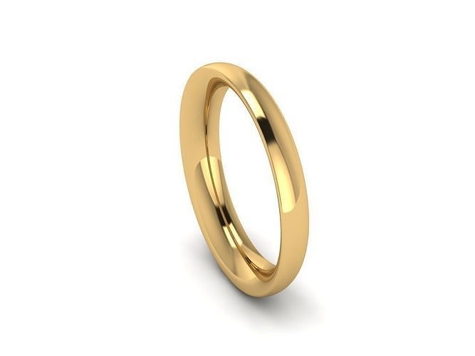 Wedding Ring-4mm 3D print model