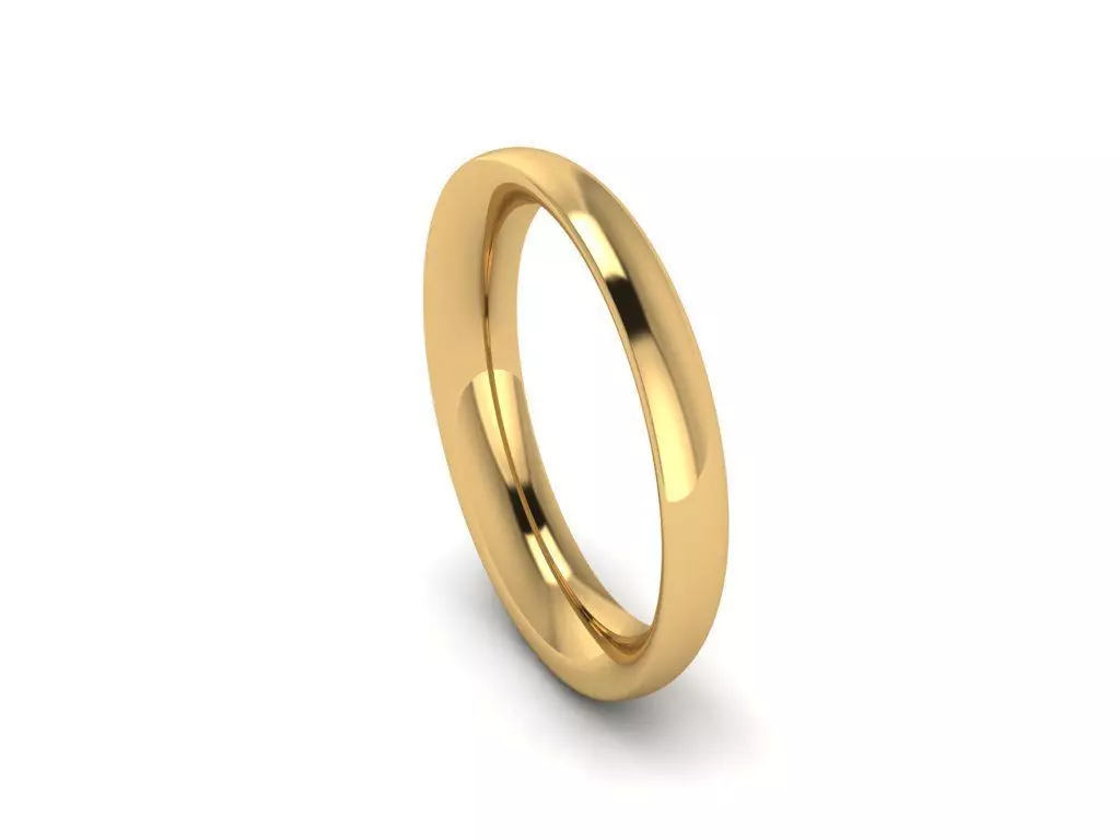 Wedding Ring-4mm 3D print model