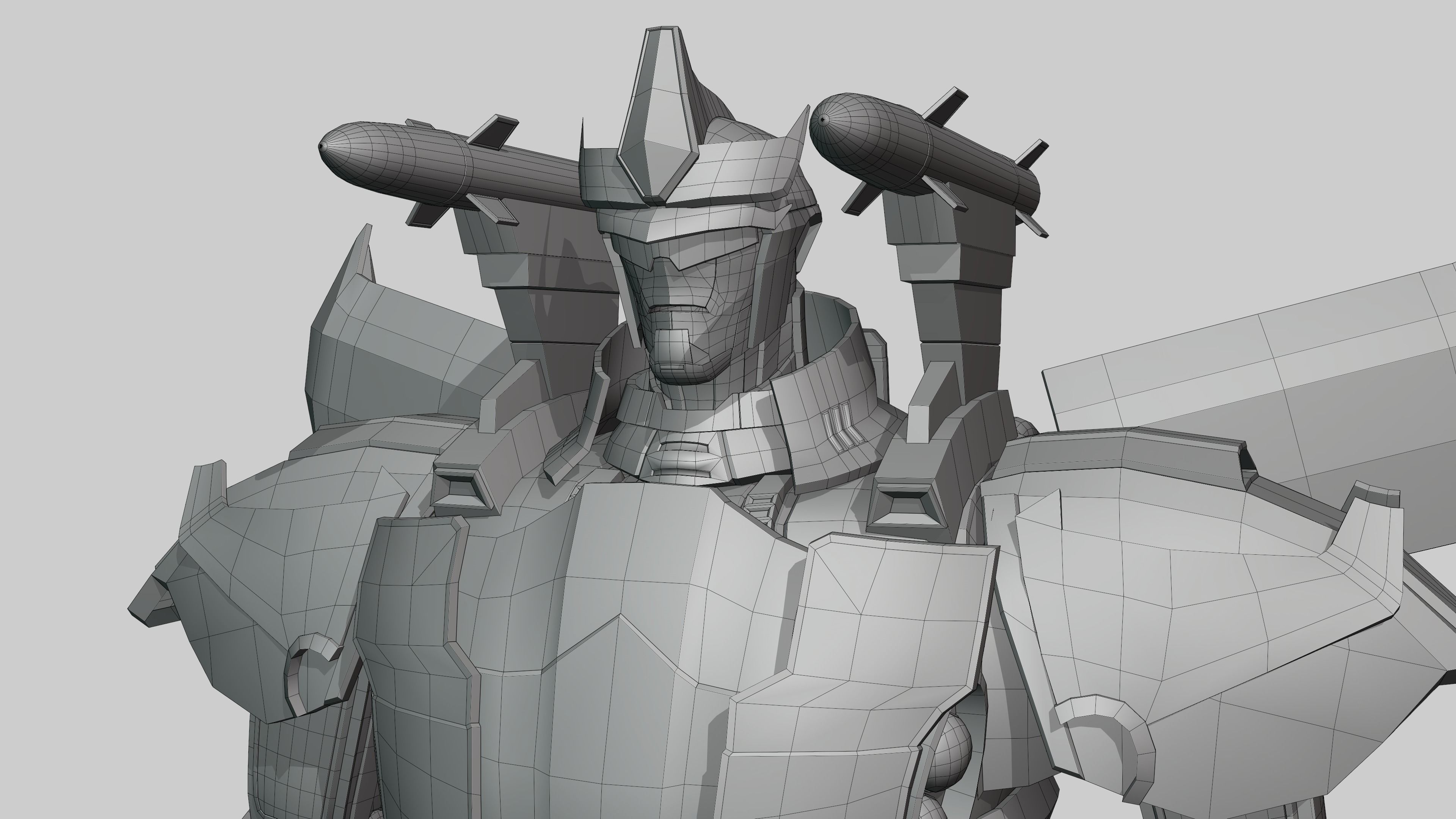 3D model Prowl Transformers Prime Character Rig VR / AR / low-poly ...