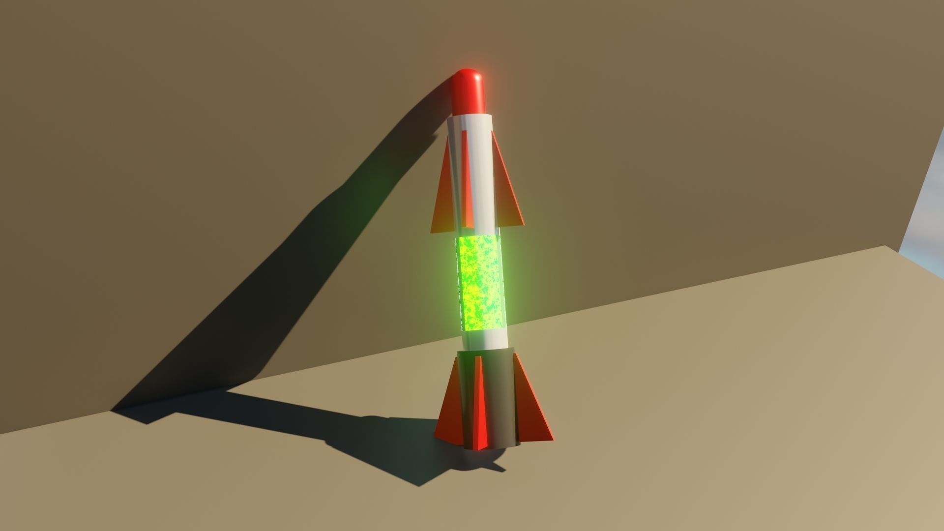 Sci-fi Missile Free low-poly 3D model_1