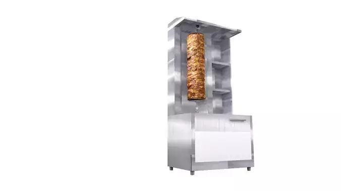 SHAWARMA MACHINE Low-poly 3D model