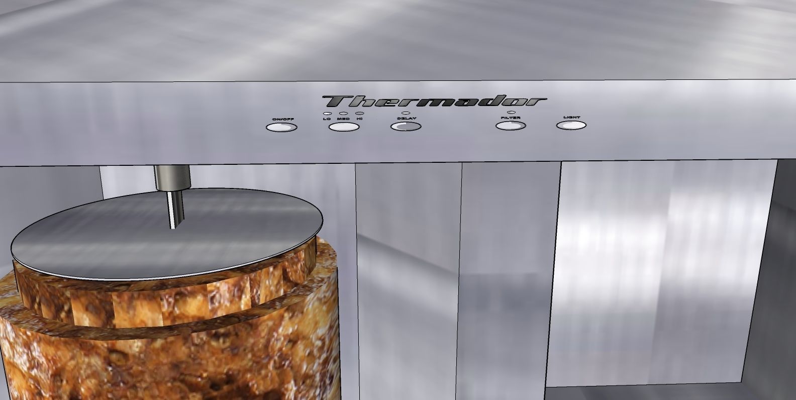 SHAWARMA MACHINE Low-poly 3D model_3