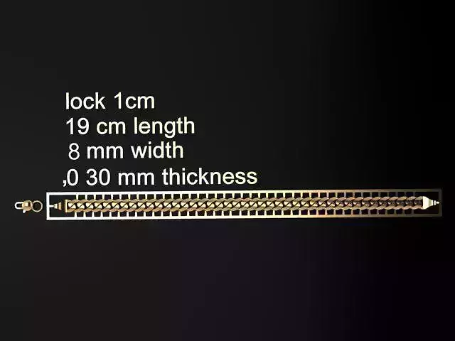 One piece fusion chain is cast directly 3D print model  8mm