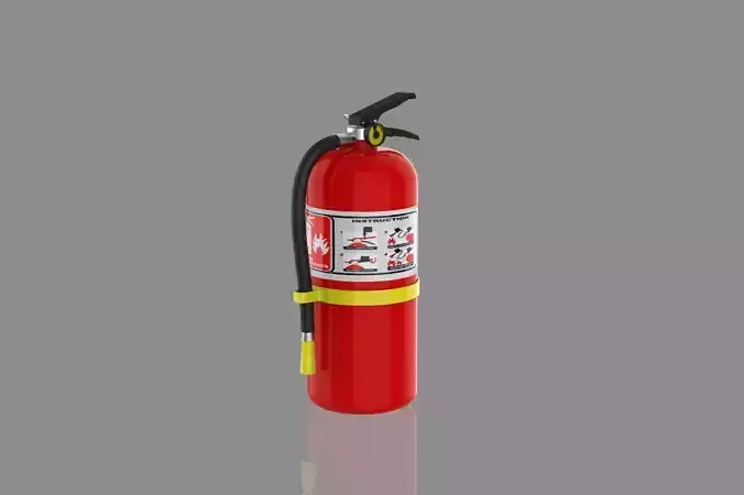 fire extinguisher 3D model