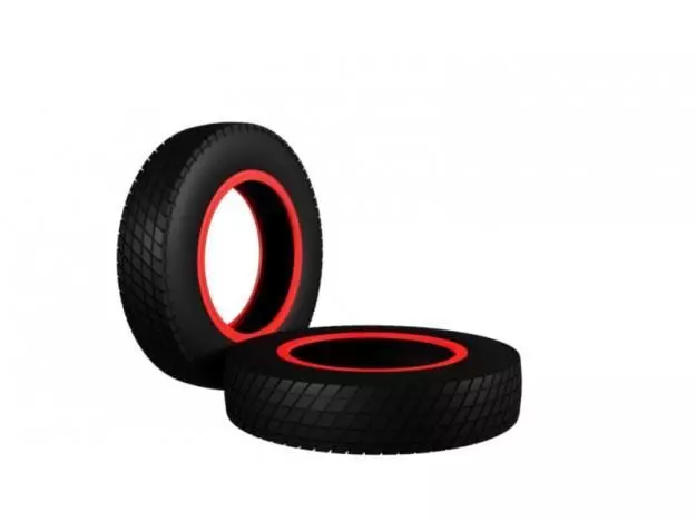Vintage Classic Sport Tire 3D model_0