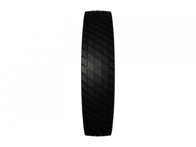 Vintage Classic Sport Tire 3D model_3