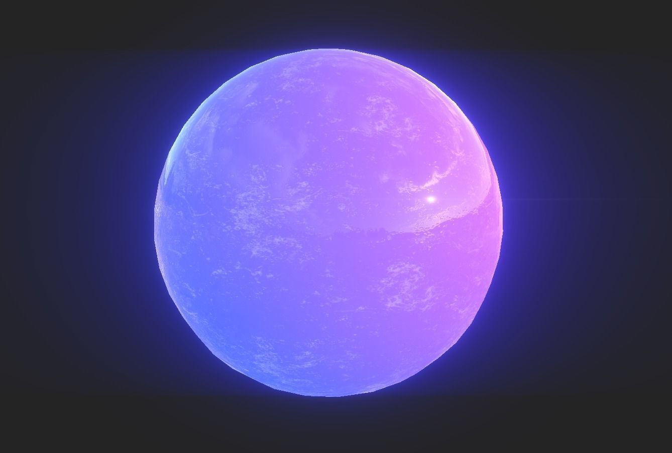 Magic Crystal Animated Low-poly 3D model_7