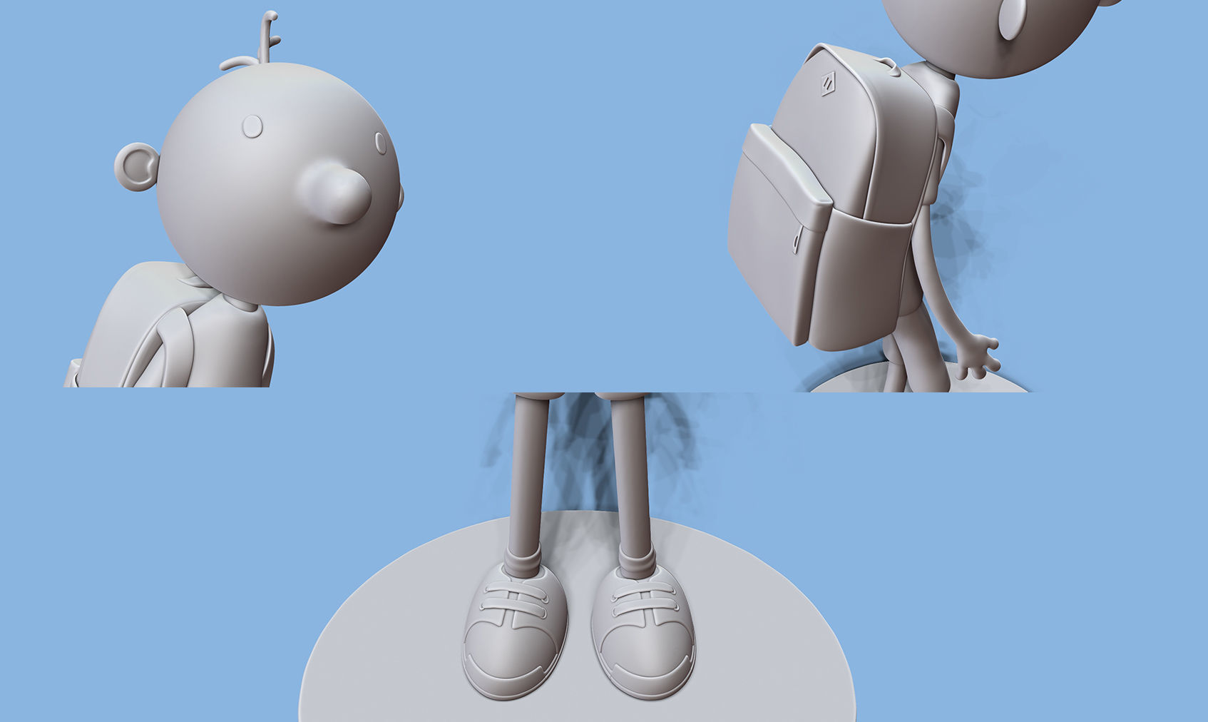 Wimpy Kid 3D model - Fan Art 3D print model_7