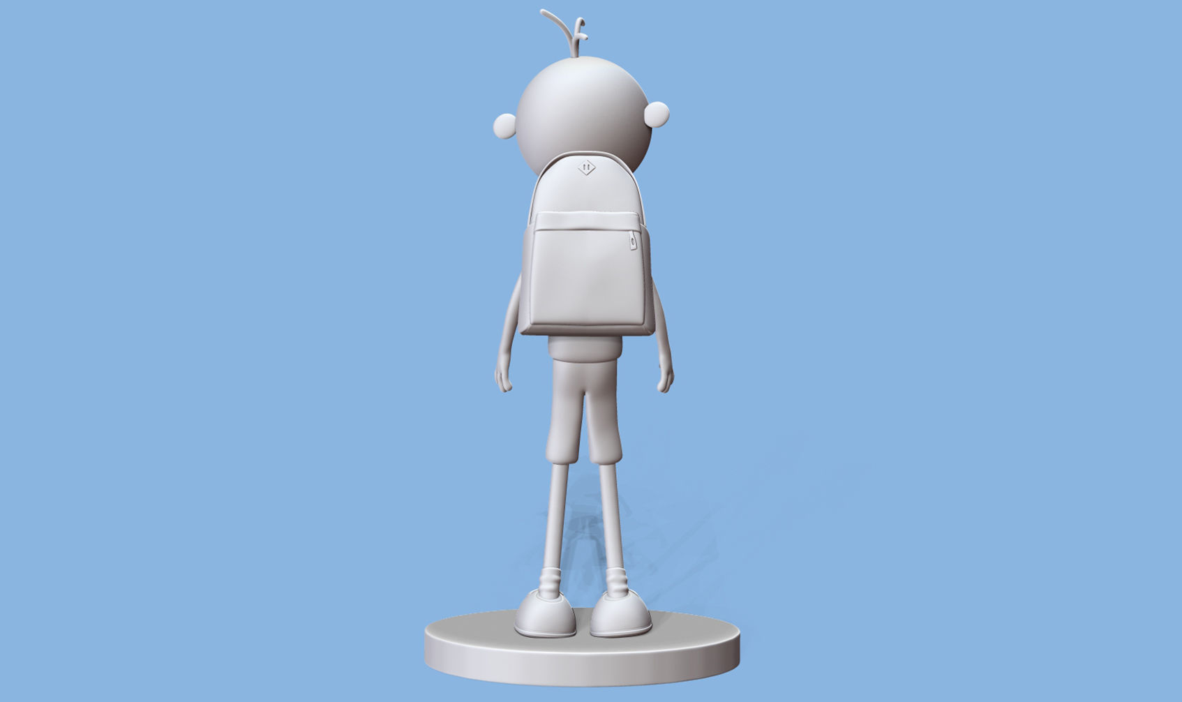 Wimpy Kid 3D model - Fan Art 3D print model_6