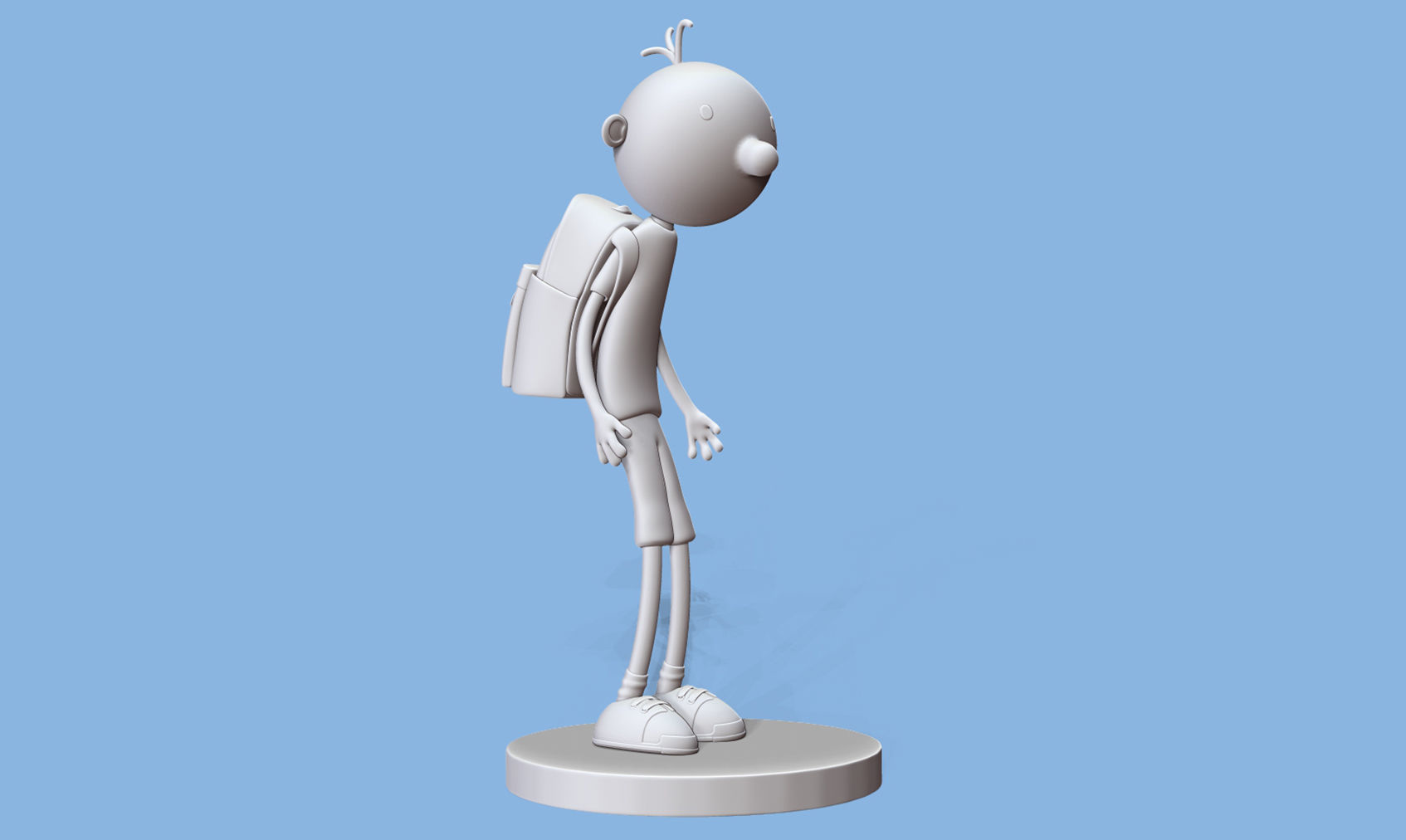Wimpy Kid 3D model - Fan Art 3D print model_5