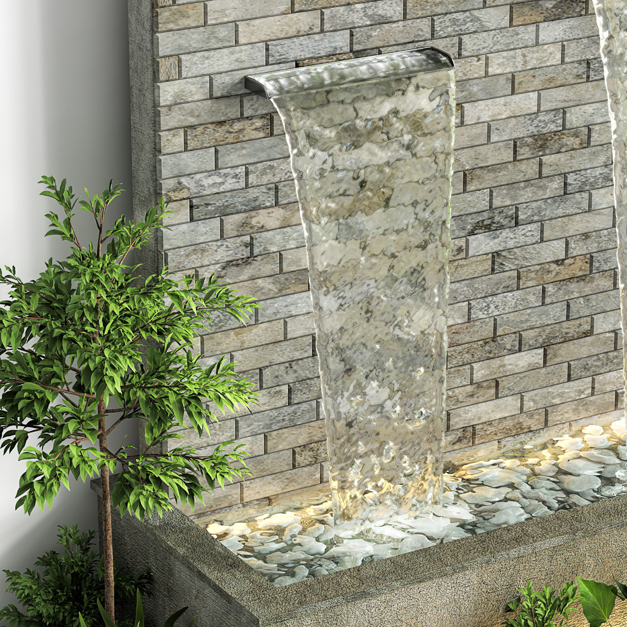 Exterior fountain 22 3D model_1