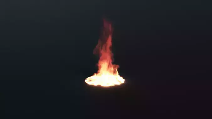 Default fire 3D model