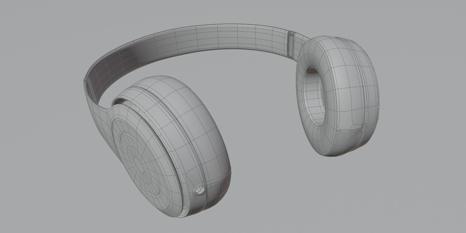 Headphones Beats Solo2 On-Ear - Black 3D model_3