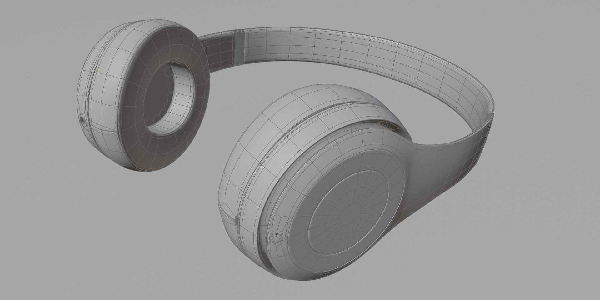 Headphones Beats Solo2 On-Ear - Black 3D model_4