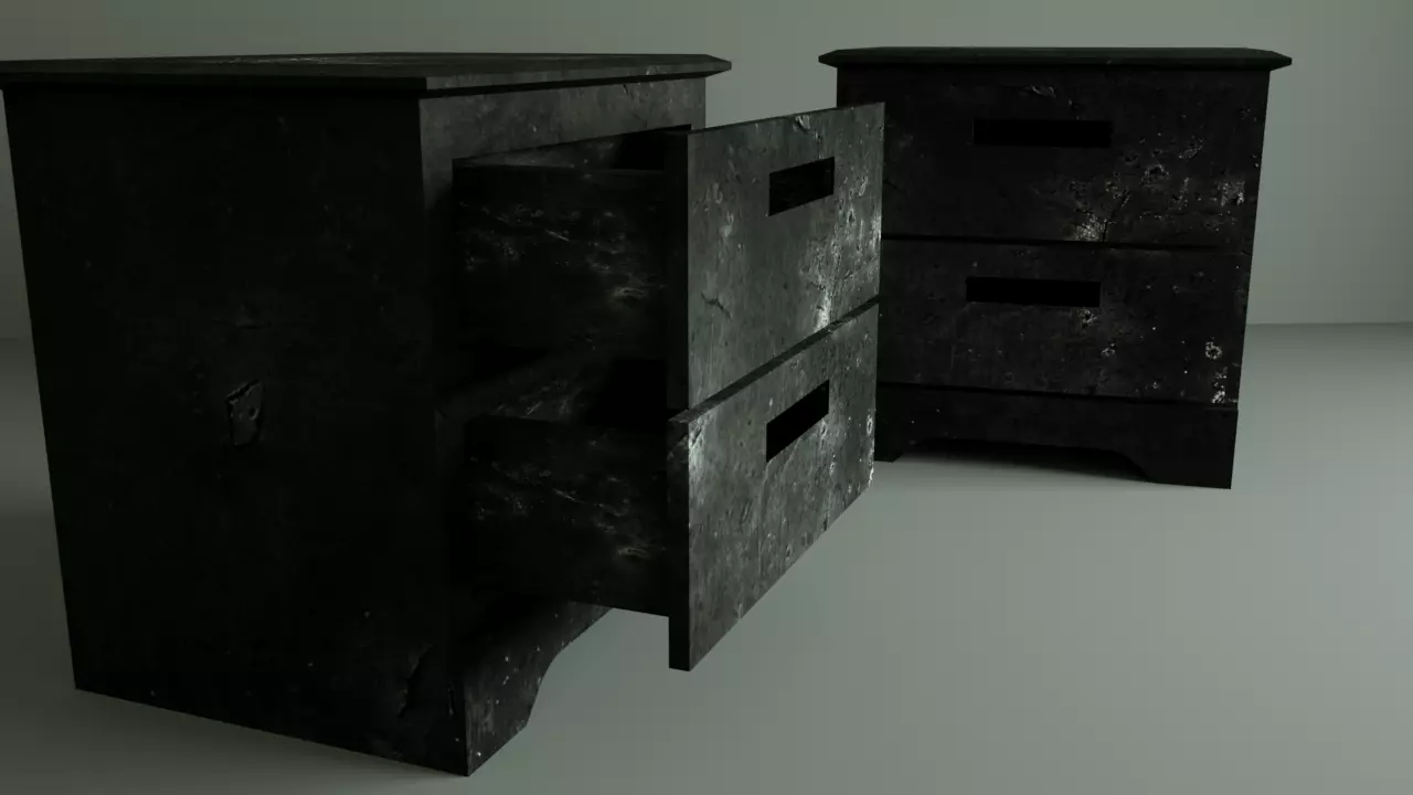 Marble shelf 3D model