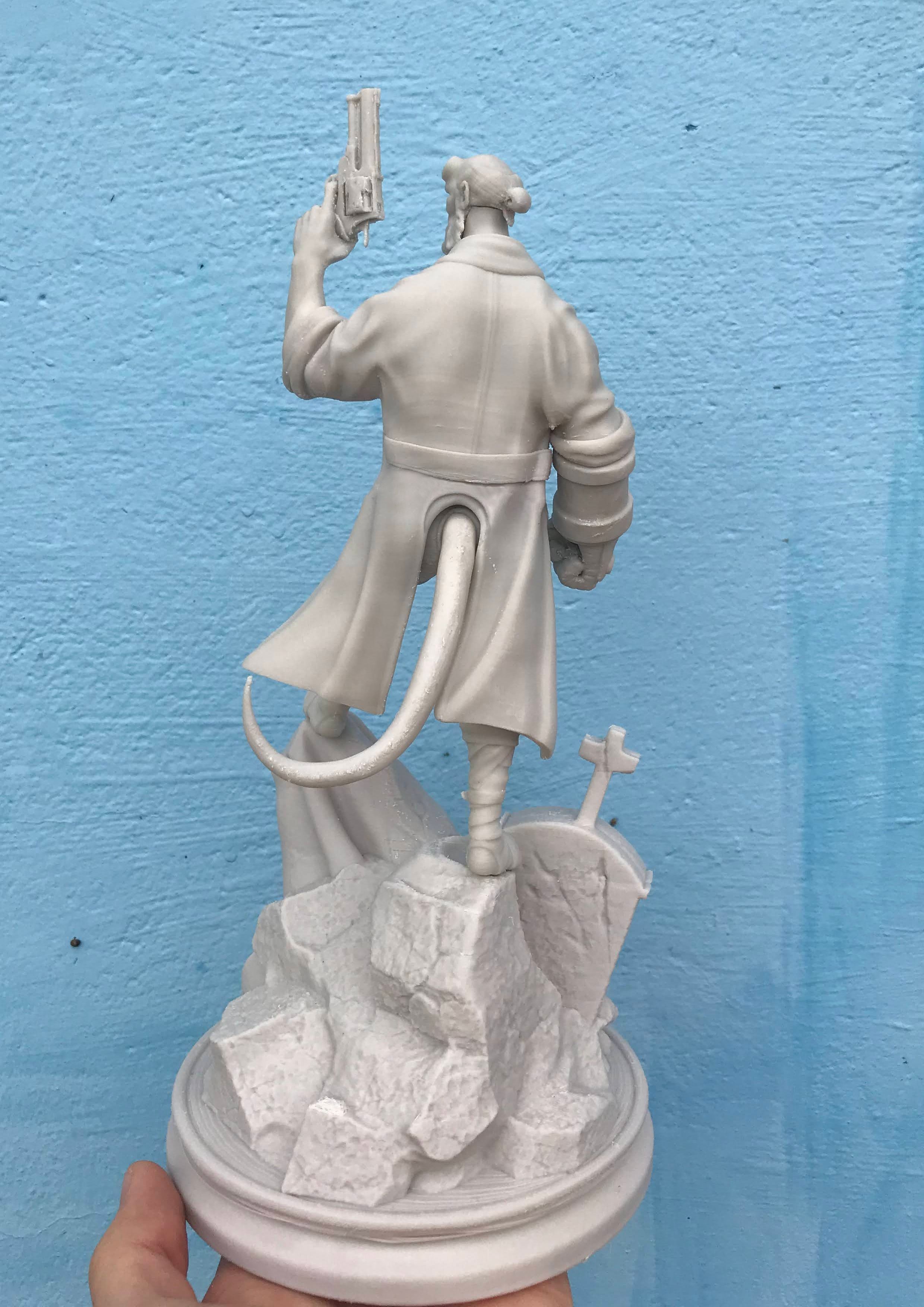 Hellboy Statue 3D print model_10