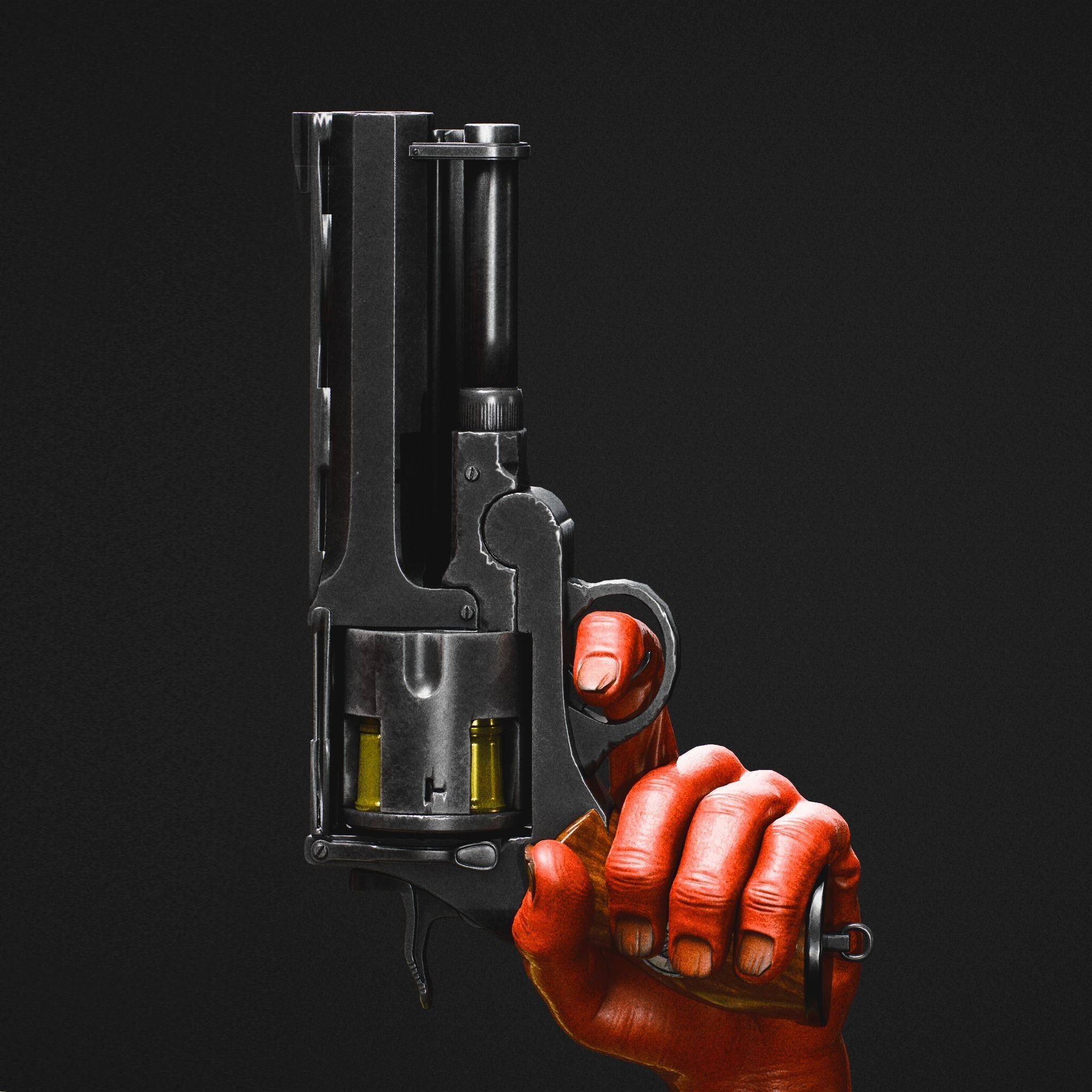 Hellboy Statue 3D print model_7