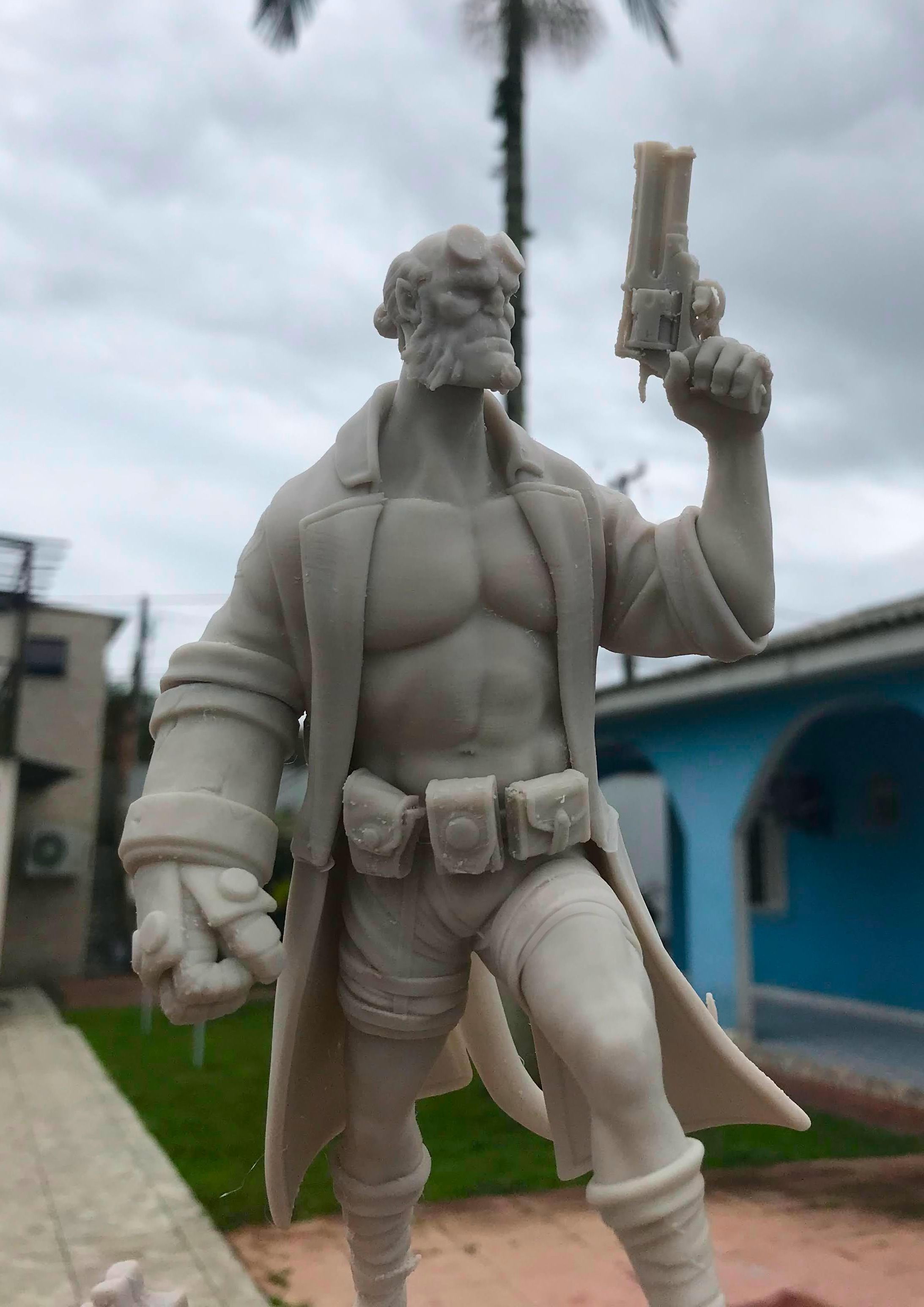 Hellboy Statue 3D print model_8