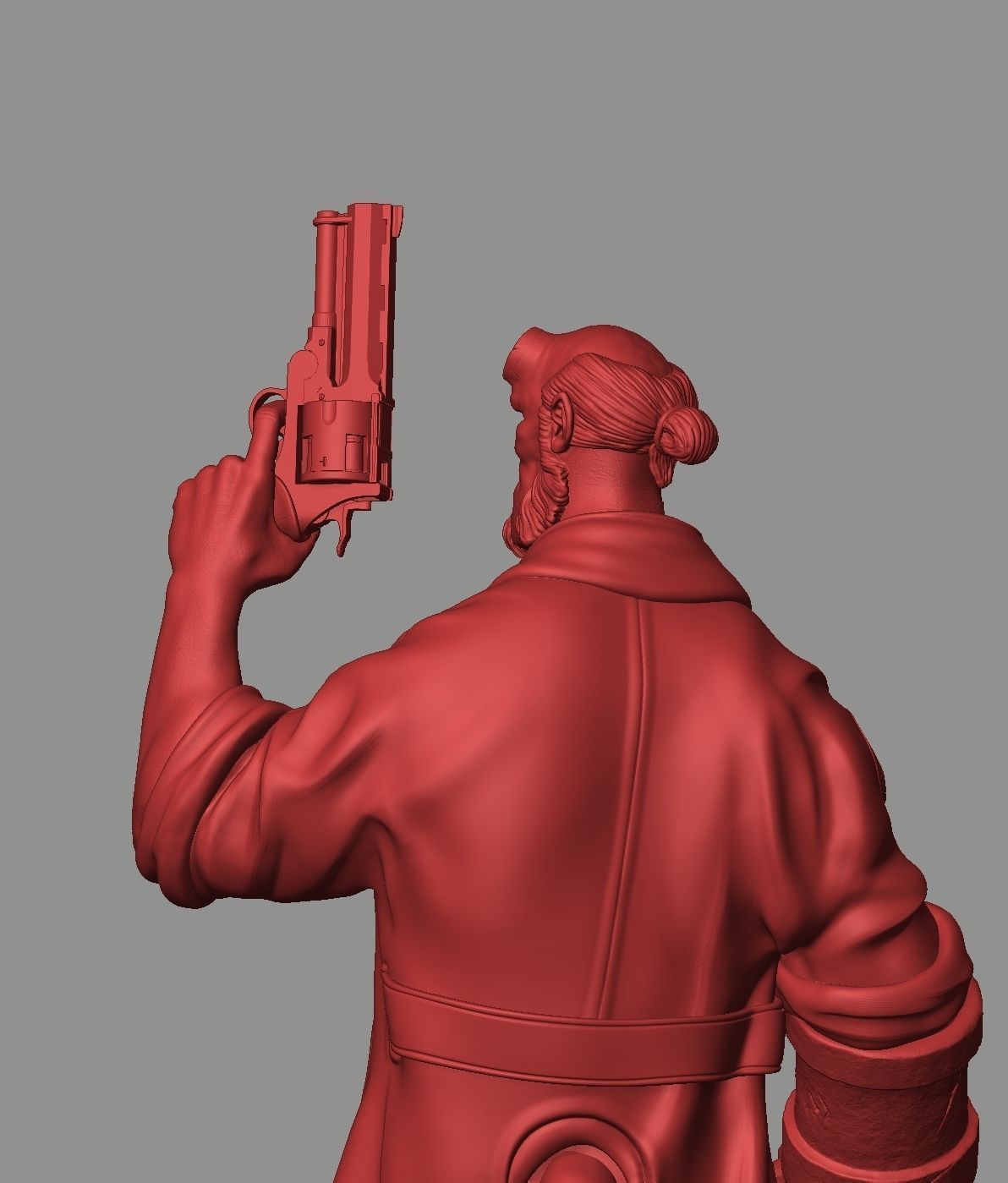 Hellboy Statue 3D print model_16