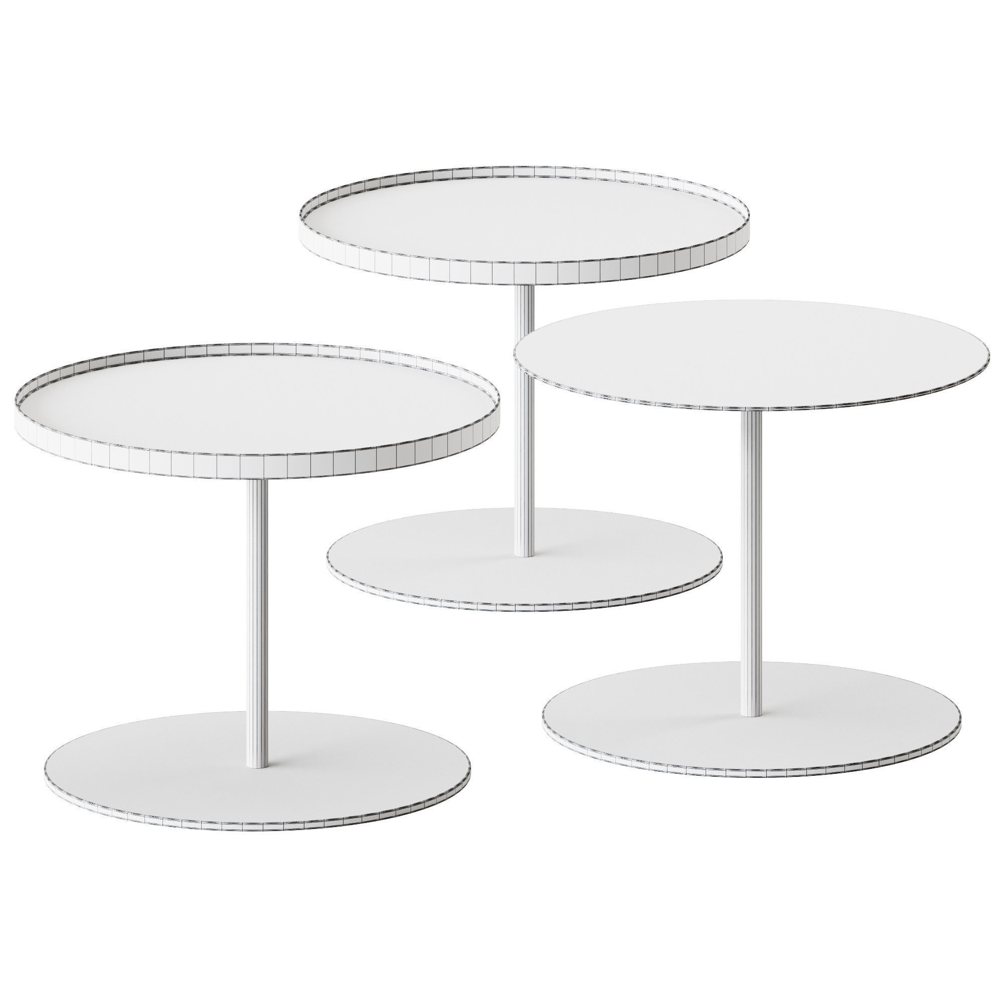 Coffee table by Kettal 3D model_1