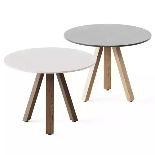 Vieques wooden coffee table by Kettal
