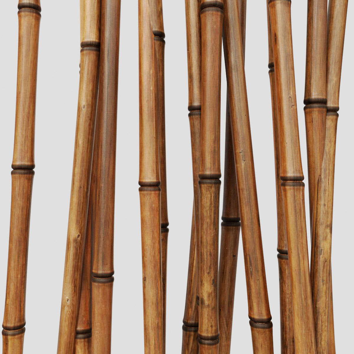 Bamboo low  decor pebble n1 3D model_5