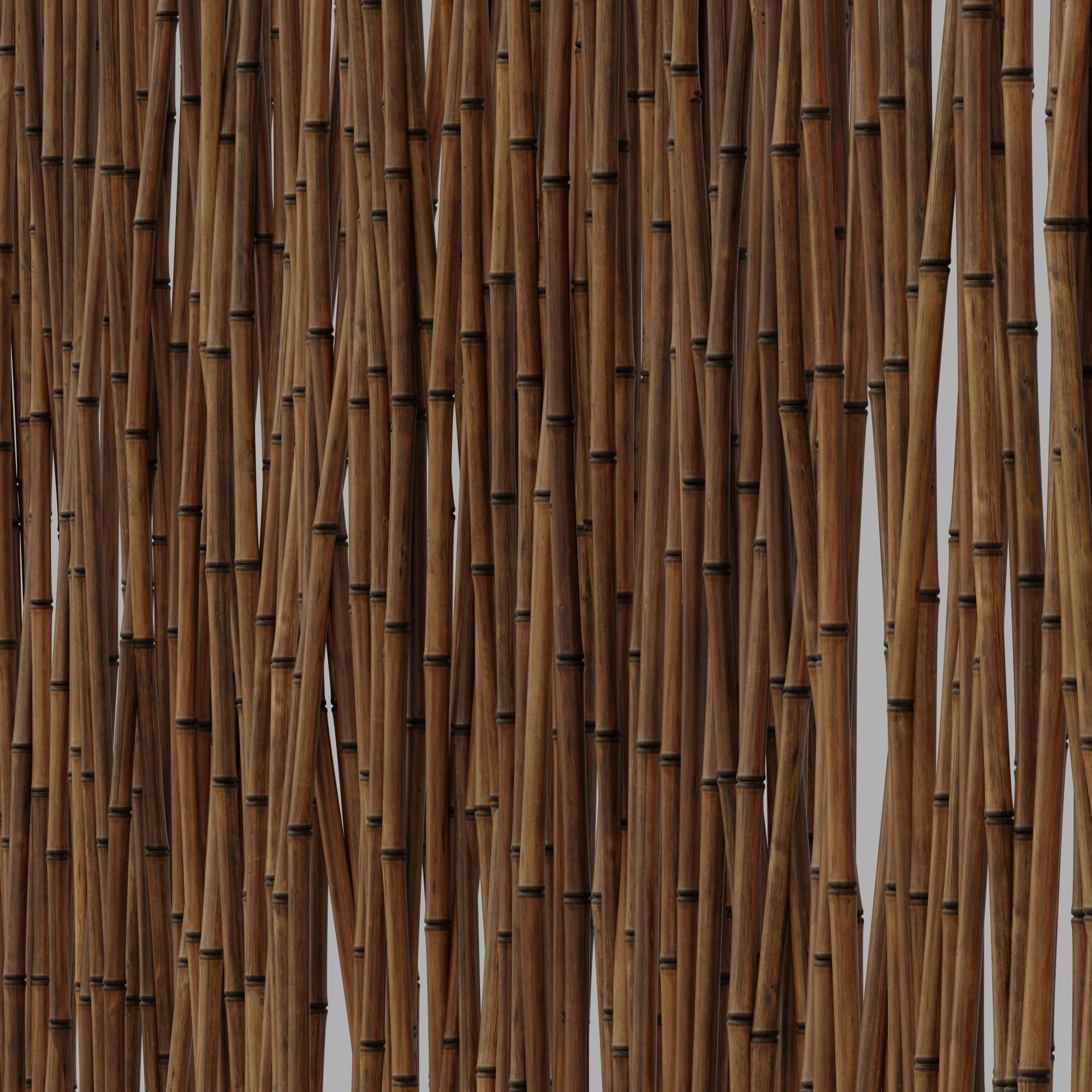 Bamboo low  decor pebble n1 3D model_3
