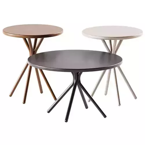 Crona steel table by Brunner 3D model