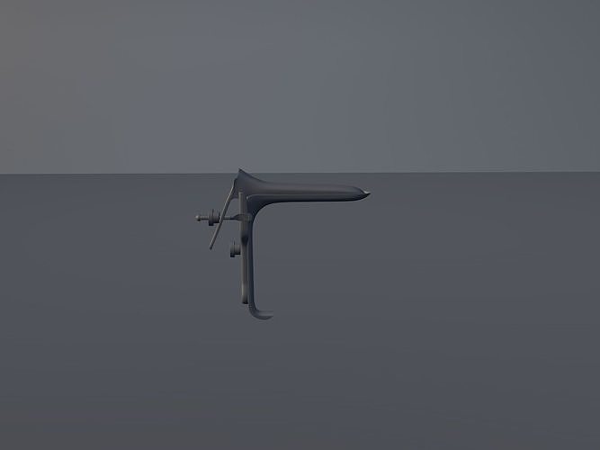Vaginal Speculum  Animated 3D model