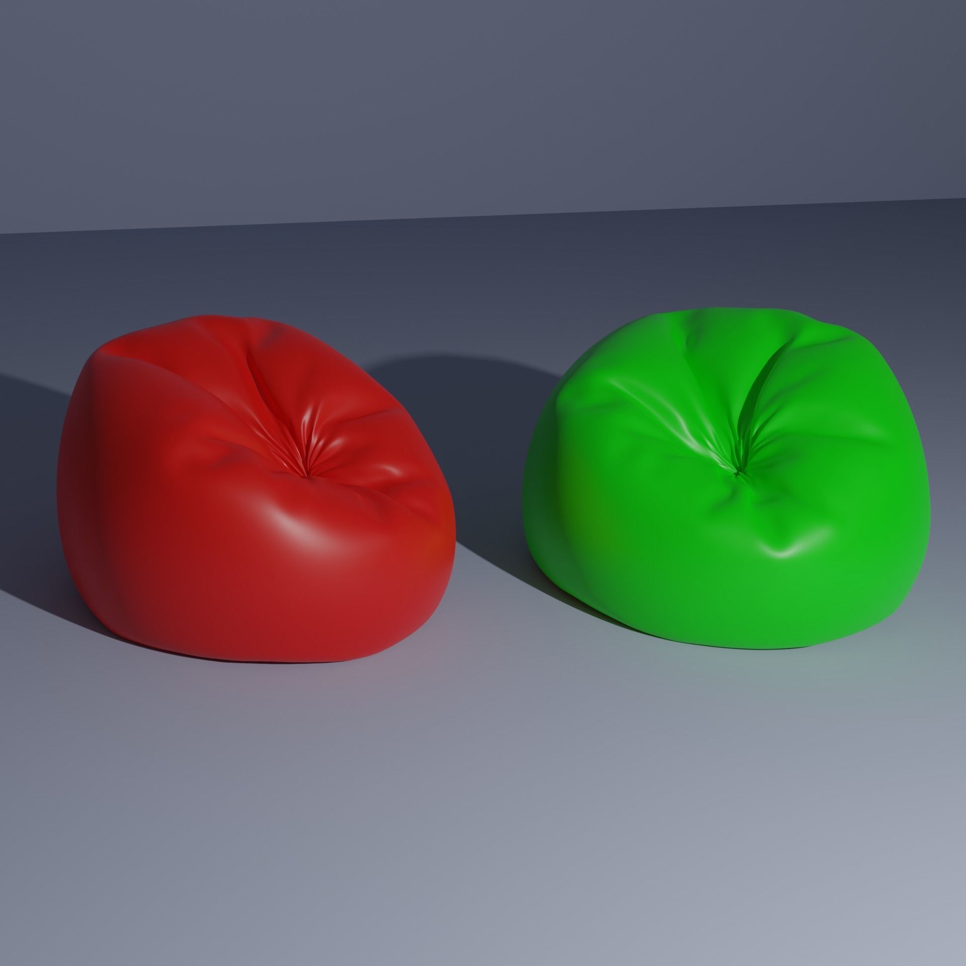 BEANBAG bean bag chair 3D model_2