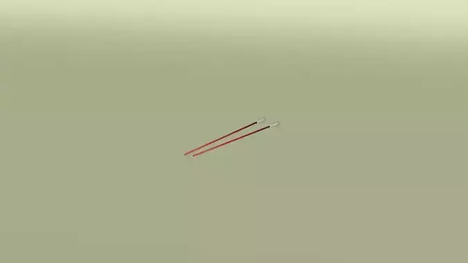Cotton Swab 3D model