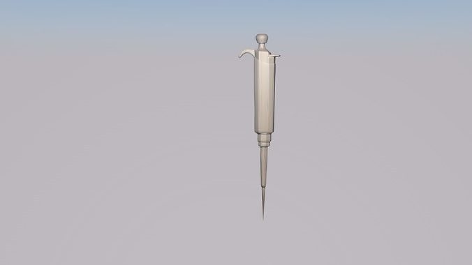 micro pipette 3D print model
