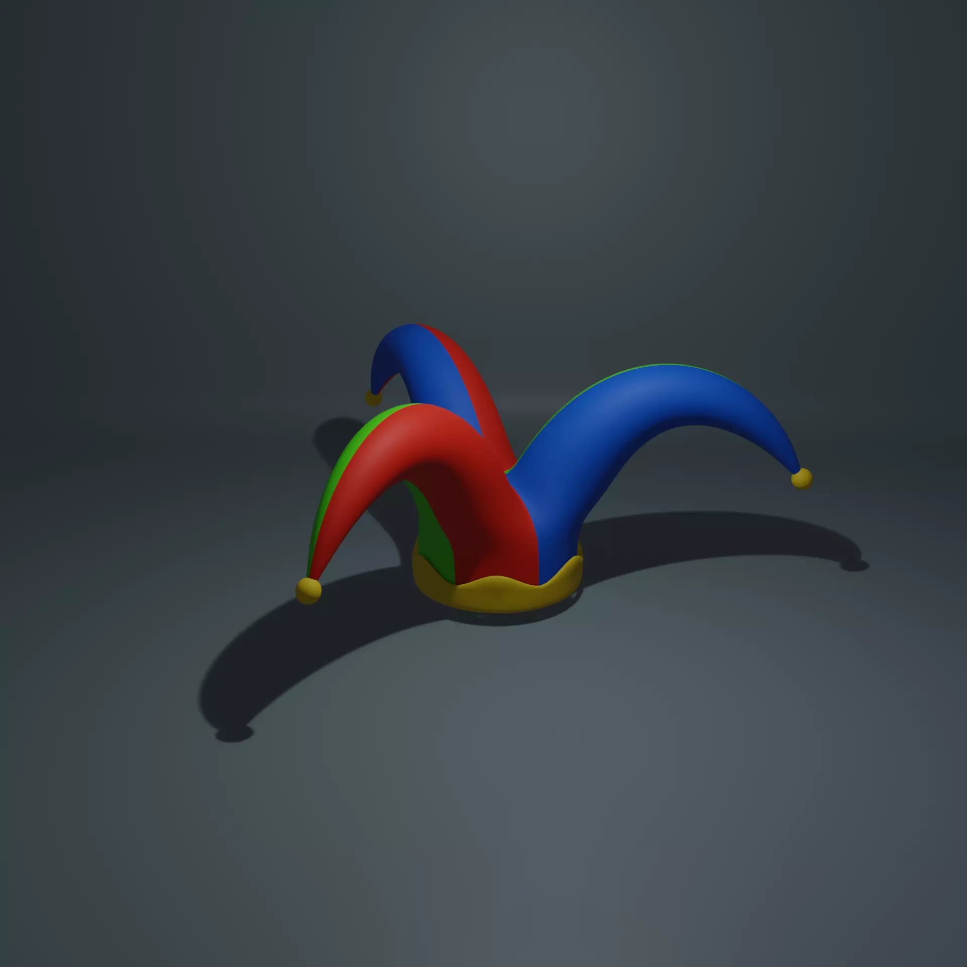clown hat 3D model_0