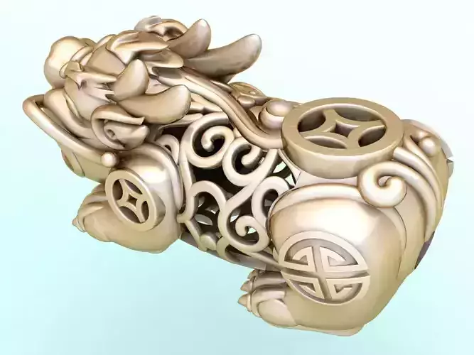 Pixiu money coin Bracelet - Unicorn  bracelet - N746