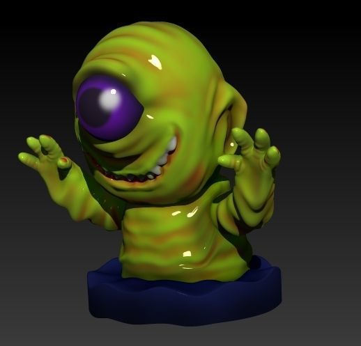 Cyclops Slime 3D print model_1