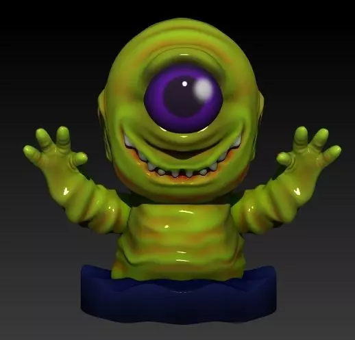Cyclops Slime 3D print model_0