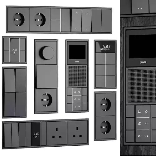 JUNG LS zero black 2 3D model
