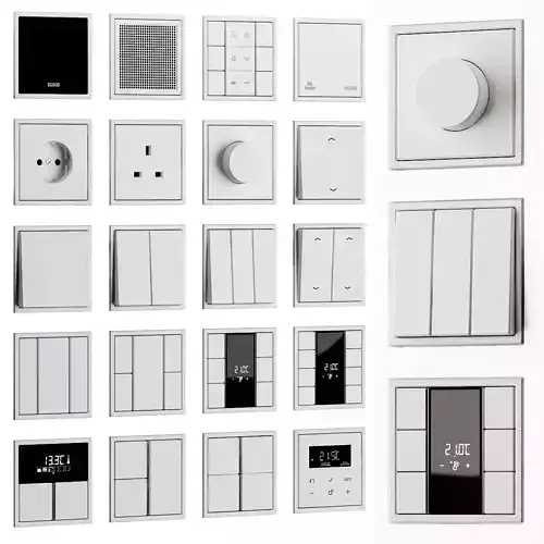 JUNG LS zero white 1 3D model