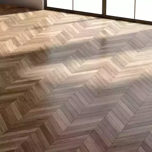 Parquet French Herringbone 3D model