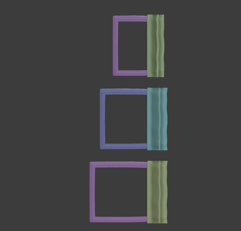 Standard RAGTOP Sunroof SET for modelkits and diecast 3D print model_6