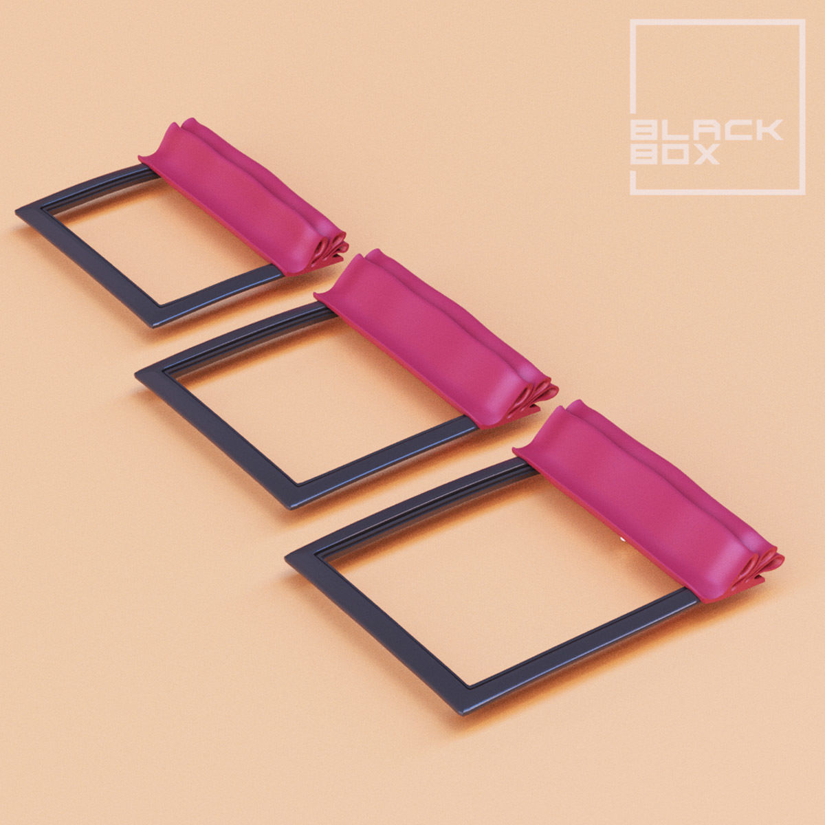 Standard RAGTOP Sunroof SET for modelkits and diecast 3D print model_1