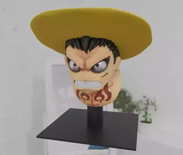 luffy gear 4 sculture